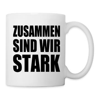 zusammen sind wir stark - Tasse - Weiß - Rechts