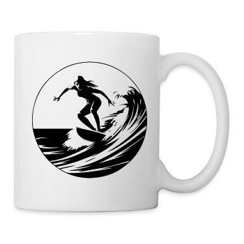 Surfer Sport Surfing - Mug - white - Right