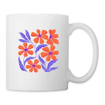 Floral Decor. Customizable - Mug - white - Right