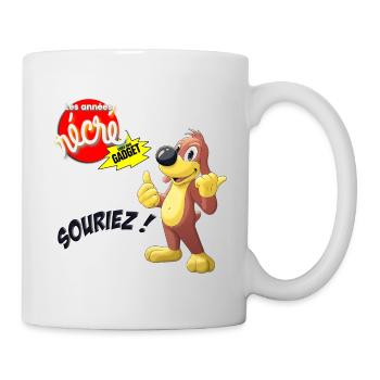 Souriez - Mug blanc - blanc - Droite