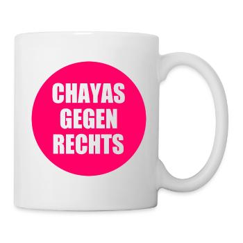 chayas gegen rechts - Tasse - Weiß - Rechts