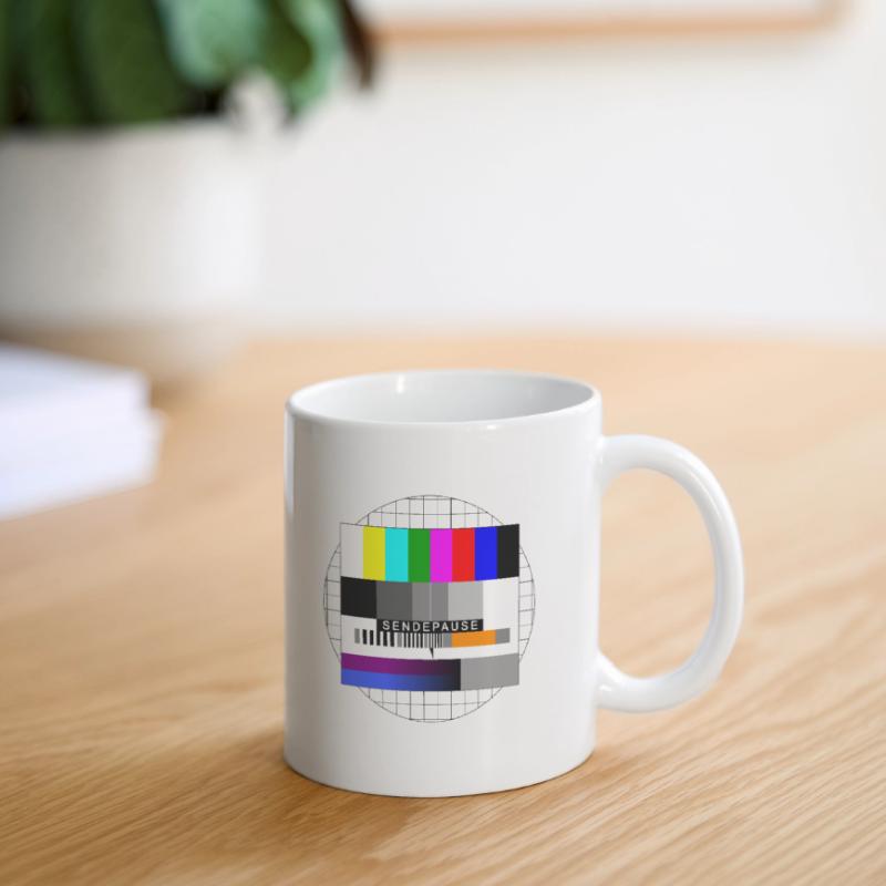 Modèle de test de l’échéance de diffusion Mug blanc