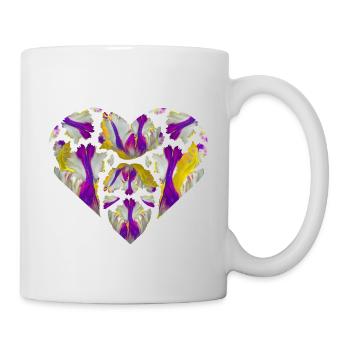 Explosion of colour in the heart - Mug - white - Right