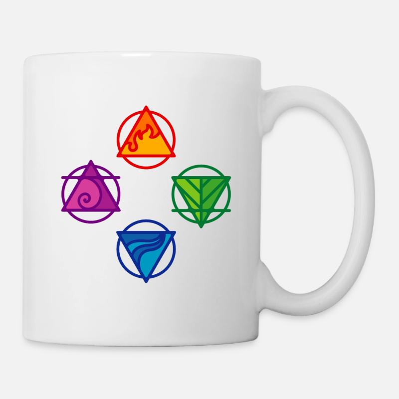 4 ELEMENTE - Tasse - Weiß