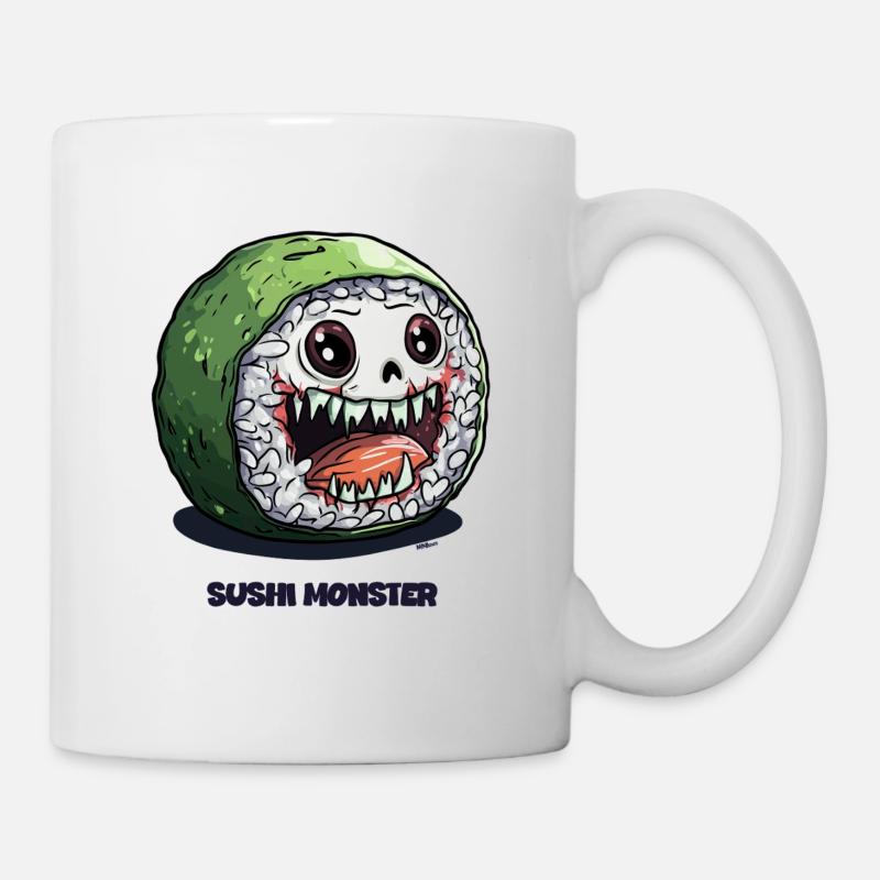 Sushi Monster - Tasse - Weiß