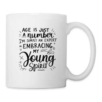 Embrassez votre jeunesse - Mug blanc - blanc - Droite