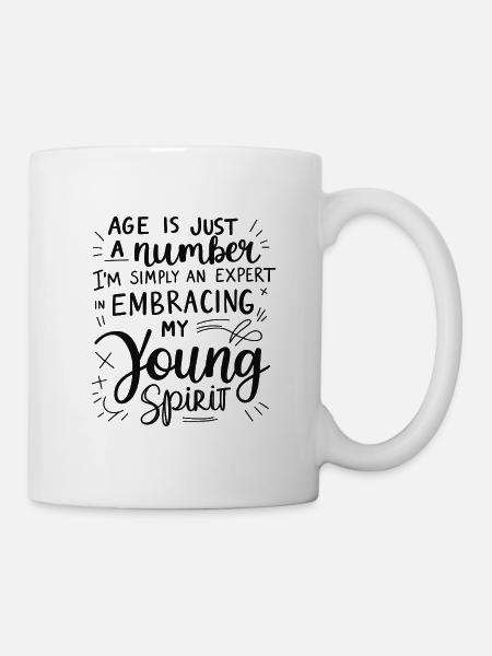 Embrassez votre jeunesse - Mug blanc - blanc