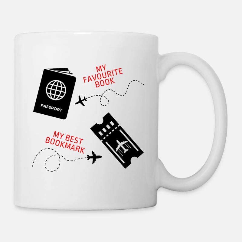 Reise - Tasse - Weiß