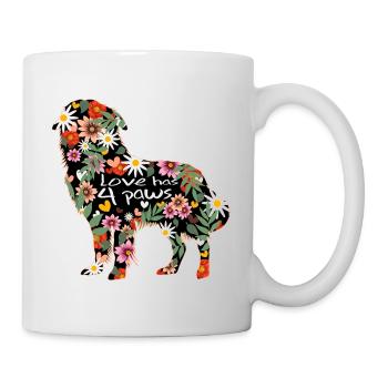 Race de chien Berger australien - Mug blanc - blanc - Droite