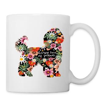 Chien Havanais Chien Dictons Chien Maman Patte - Mug blanc - blanc - Droite