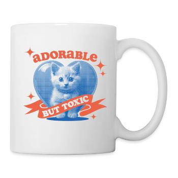 Adorable but Toxic - Tasse - Weiß - Rechts