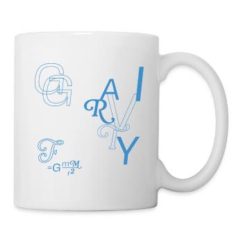 Typo meets gravity - Mug - white - Right