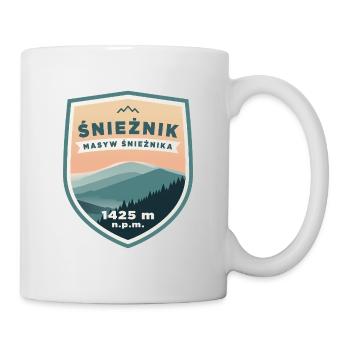 Śnieżnik - Masyw Śnieżnika - mountain badge - Mug - white - Right
