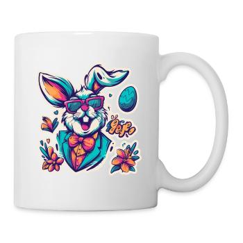 Osterhase - Tasse - Weiß - Rechts