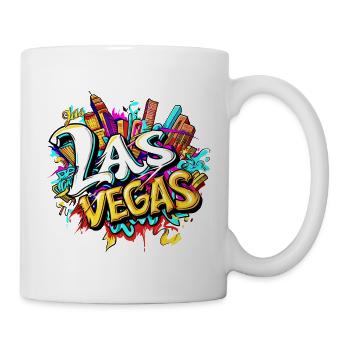 Las Vegas Kalifornien graffiti - Tasse - Weiß - Rechts