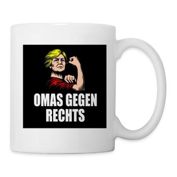 Omas gegen rechts - Tasse - Weiß - Rechts