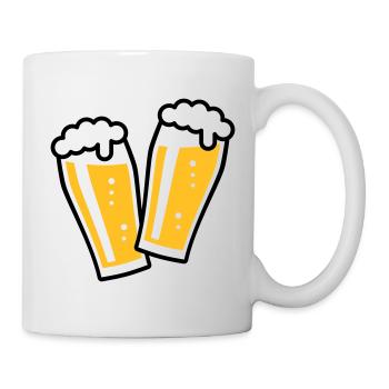 XDoppelter Willie (2) - Tasse - Weiß - Rechts