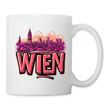 Vienna Austria Capital graffiti - Mug - white - Right