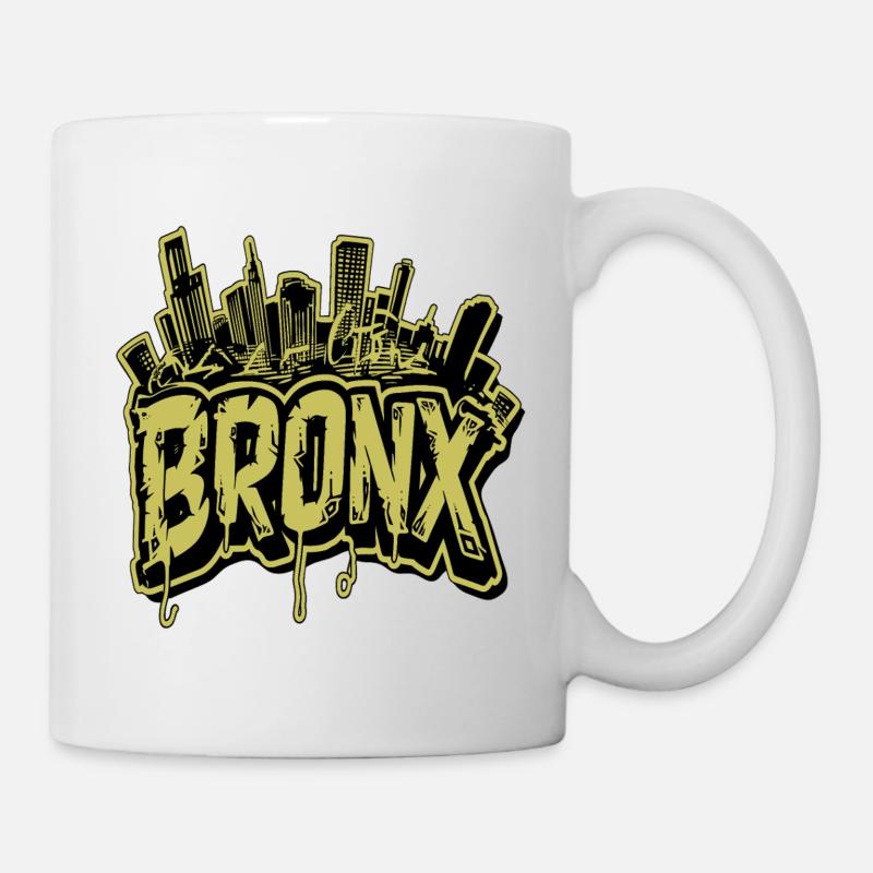 Graffiti du Bronx à New York - Mug blanc - blanc