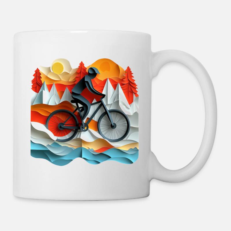 Fahrrad Ausflug - Tasse - Weiß