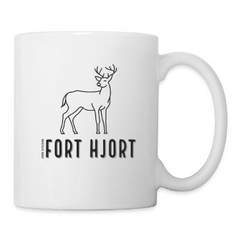 FORT DEER MOTIF - ENAMEL MUGS AND T-SHIRTS DARK - Mug - white - Right