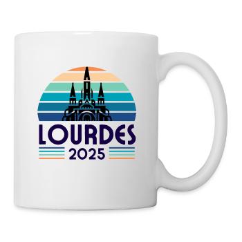 Lourdes 2025 - Mug blanc - blanc - Droite