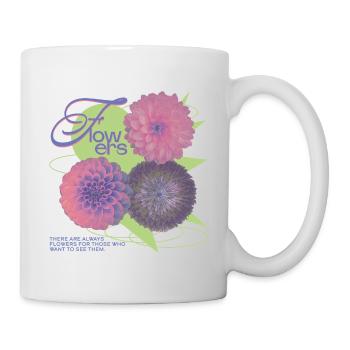 Floral Vision Statement - Tasse - Weiß - Rechts