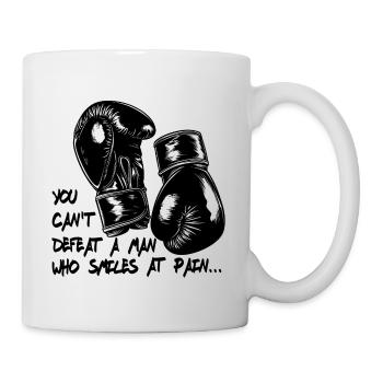 Boxing Gloves Boxing - Smiles at Pain - Mug - white - Right