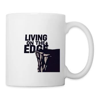 Living On The Edge - Mug - white - Right