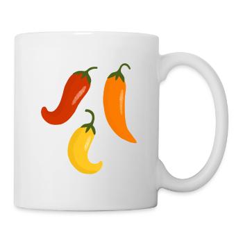 piments - Mug blanc - blanc - Droite