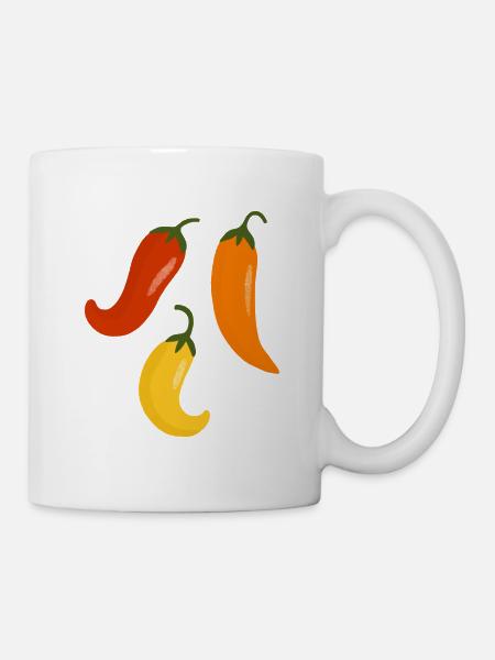 chili peppers - Mug - white