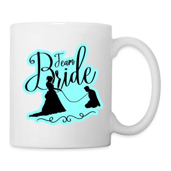 Équipe Mariée Mariage Poule - Mug blanc - blanc - Droite