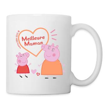 Peppa Pig Design Meilleure Maman - Mug - white - Right