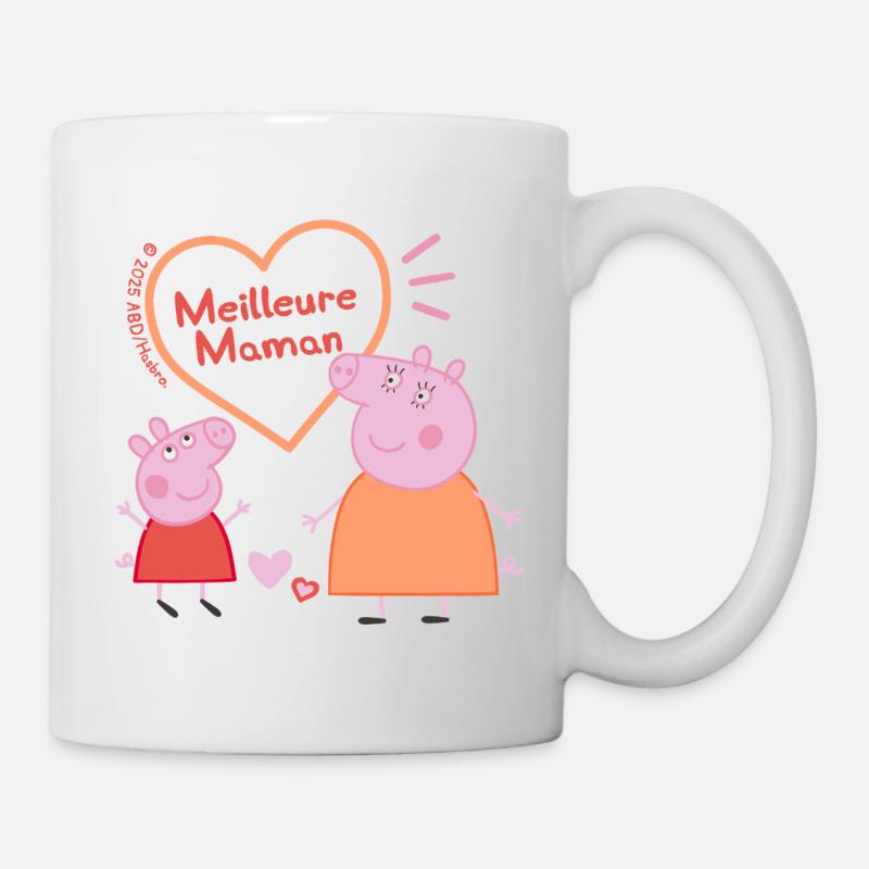 Peppa Pig Design Meilleure Maman - Mug - white