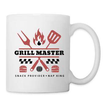 Grill Master Dark Edition - Tasse - Weiß - Rechts