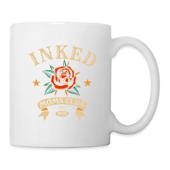 Inked Moms Club Tattoo Style - Tasse - Weiß - Rechts