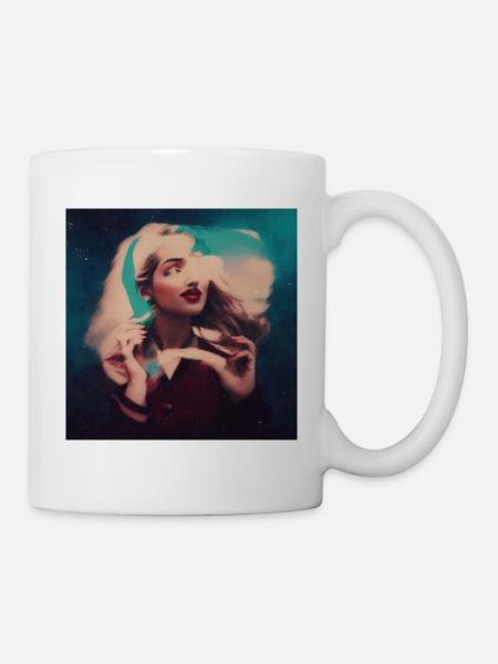 Alice in Wonderland abstract - Tasse - Weiß