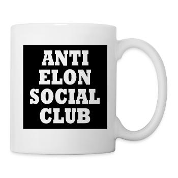 anti elon social club - Tasse - Weiß - Rechts