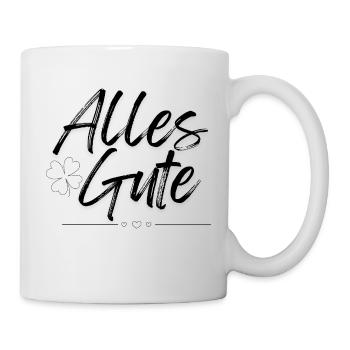 Alles gute - Tasse - Weiß - Rechts