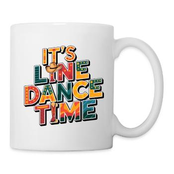 Line Dance Time Line Dancing Time to dance - Mug - white - Right