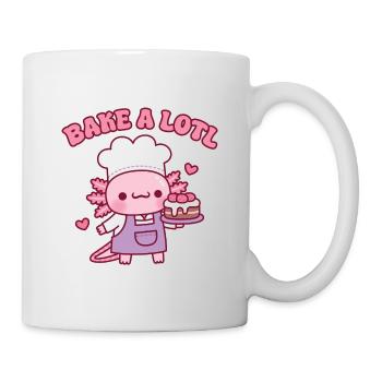 Cute Bake A Lotl Like The Axolotl Baker Funny - Mug - white - Right