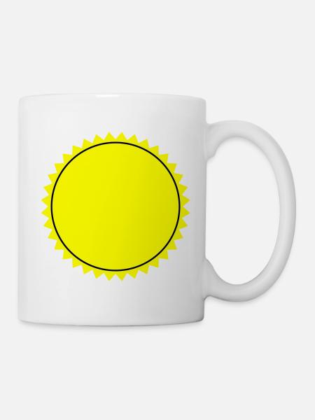 Emblem Leer - Tasse - Weiß
