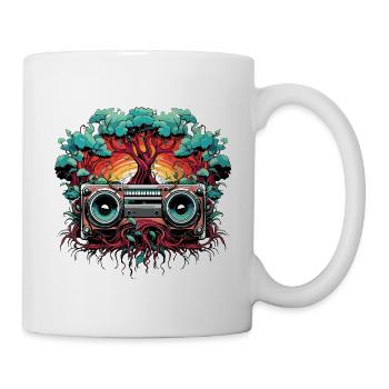 Musique reggae roots jamaïcaine - Mug blanc - blanc - Droite