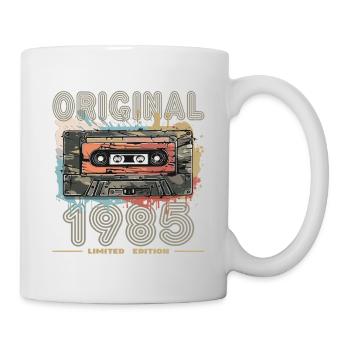 1985 limited edition retro vintage original - Tasse - Weiß - Rechts