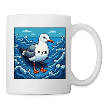 Lonely Seagull - Mug - white - Right