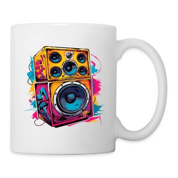 Retro box music - Mug - white - Right