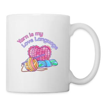 Häkeln und Stricken Hobby Häkelnadel - Tasse - Weiß - Rechts