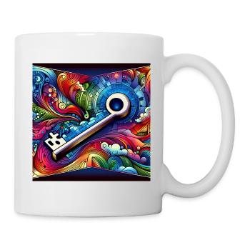 Pattern key of colors - Mug - white - Right