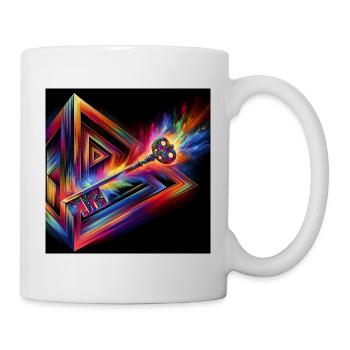 Keys, power in secret - Mug - white - Right