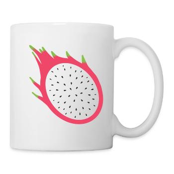 Drachenfrucht - Tasse - Weiß - Rechts